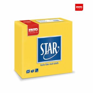 FATO star 38x38 žuta 40/1