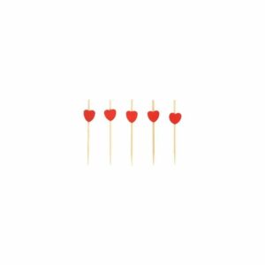 PAPSTAR 84665 Fingerfood pikalice 100/1, 7 cm, "Heart"
