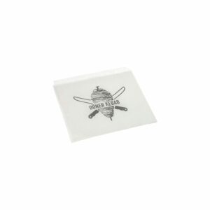 PAPSTAR 86170 VREĆICA ZA KEBAB 1000/1 16x16cm masni papir, bijela