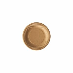 PAPSTAR 87937 Tanjur 100/1 papir Pure O 15 cm, smeđi