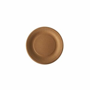 PAPSTAR 87938 Tanjur 100/1 papir Pure fi 19 cm, smeđi