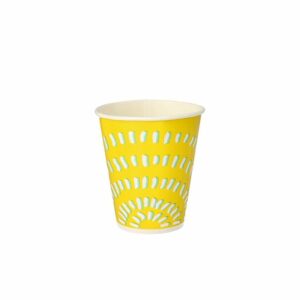 PAPSTAR 14774 Papirnata čaša  0,3l 100/1 žuta fi 8,97cmx10 cm